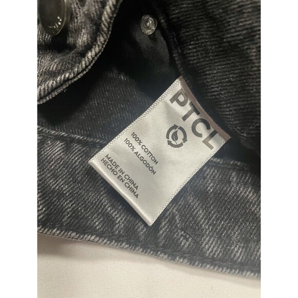 PTCL Ethikal Brand Jeans Women's 27 Skater Streetwear Grunge Y2K 90's Black Wash - Picture 7 of 13
